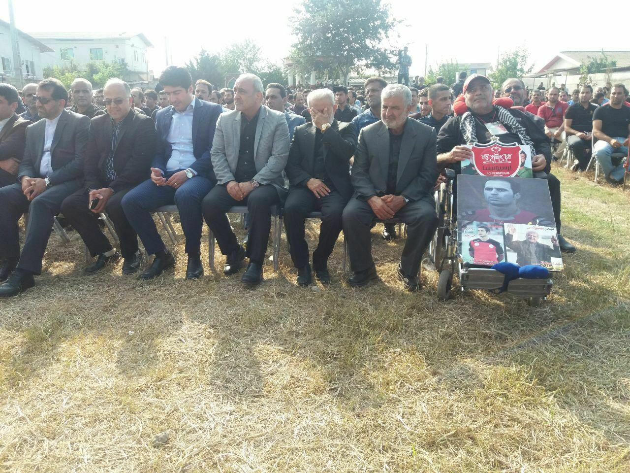 مراسم سومین سالگرد درگذشت کاپیتان پرسپولیس برگزار شد+ عکس