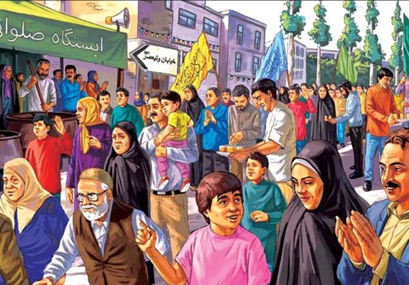 میزبانی از عاشقان حیدر کرار در مهمانی 10 کیلومتری